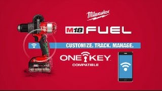 Milwaukee® ONE-KEY™ Mobile Tutorial: M18 FUEL™ 1/2" Drill Tool Customization Wealth