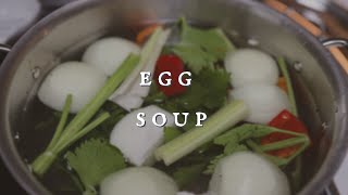 Hungarian Romanian Egg Soup