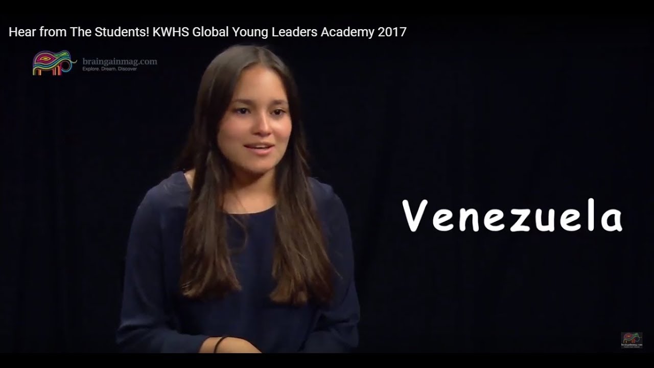 Students Speak! KWHS Global Young Leaders Academy 2017