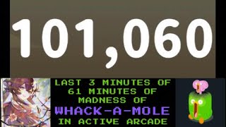 I BROKE THE GAME!!!!! | 101,060 Points in Whack A Mole in Active Arcade screenshot 5