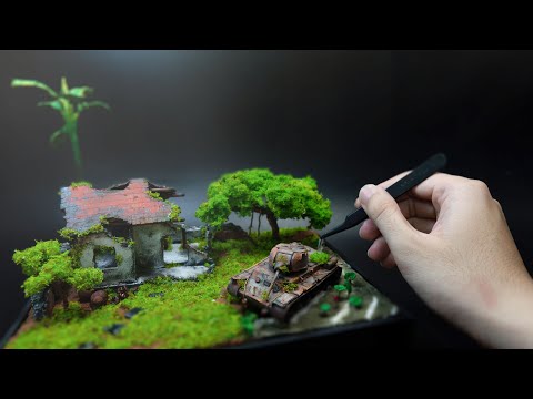 Video Giãn cách xa hội thì ở nhà làm gì? Làm tiểu cảnh nha |... - youtube