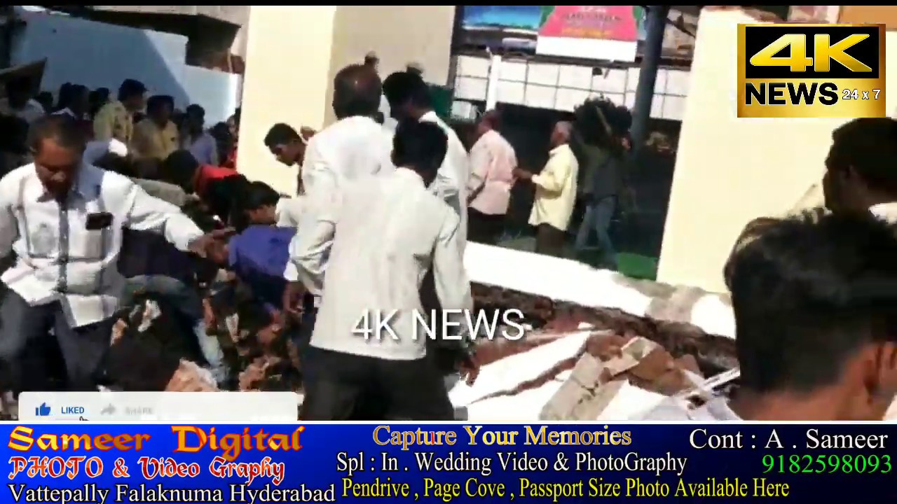 AMBERPET PEARL GARDEN FUNCTION HALL KI DIWAR GIRNE SE...