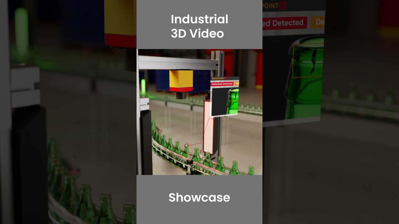 Revolutionizing Quality Control with DefectGuard - 3D Animation Video Example - Industrial 3D Video
