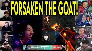 Valorant Streamers Reacts To PRX f0rsakeN ACE Against RRQ In VCT