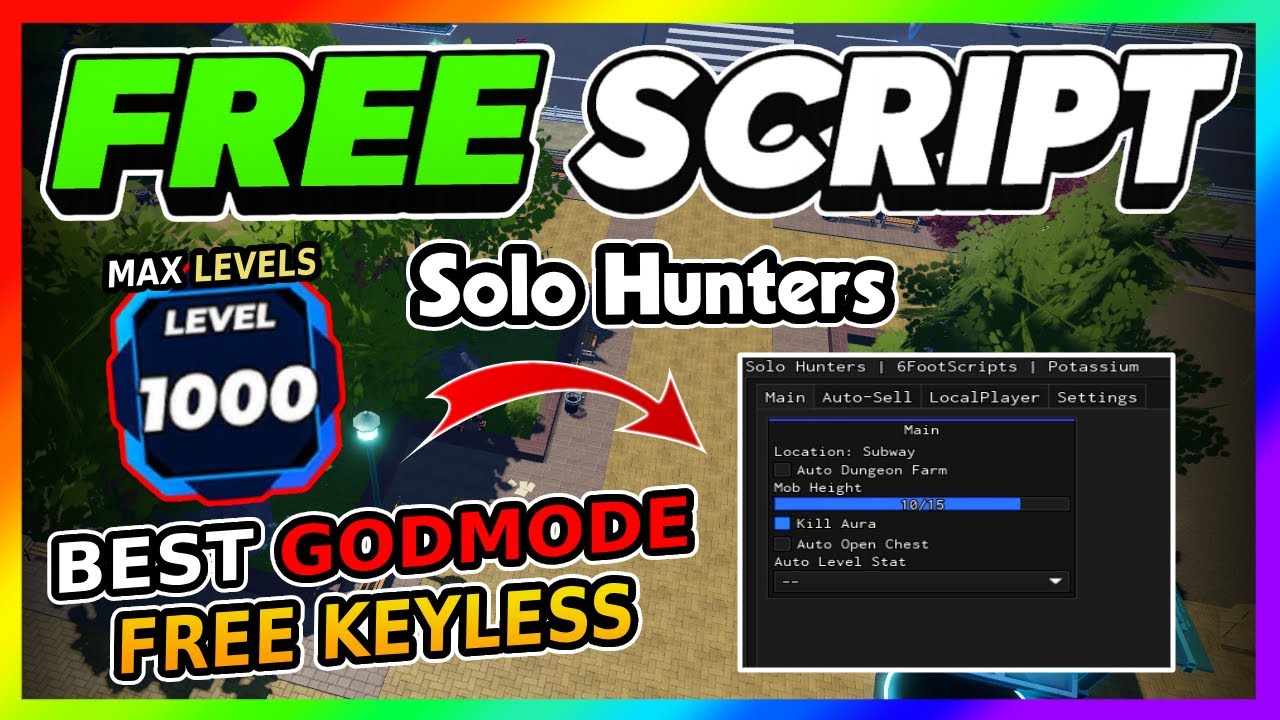 Solo Hunters Script *NO KEY* - INSTANT KILL, GODMODE, AUTOFARM + More!