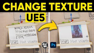 Quick way to change Texture/Materials in UE5