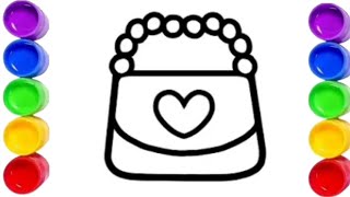 Nasıl Çizilir? Çanta Çizim Ve Boyama Çanta Nasıl Çizilir?