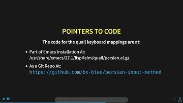 EmacsConf 2021： Perso Arabic Input Methods And Making More Emacs Apps BIDI Aware  --  Mohsen BANAN