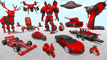 Deer Robot Car Transform Battle Game | Android iOS Gameplay