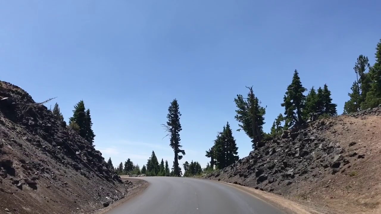 Crater Lake National Park on a Motorcycle