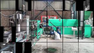 Hikon India double stage recycling Extruder with die face cutter for PP running at gravita ltd.
