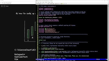 Coding Stream Friday 05/12/2023 | ACSIL Sierra Chart | C++