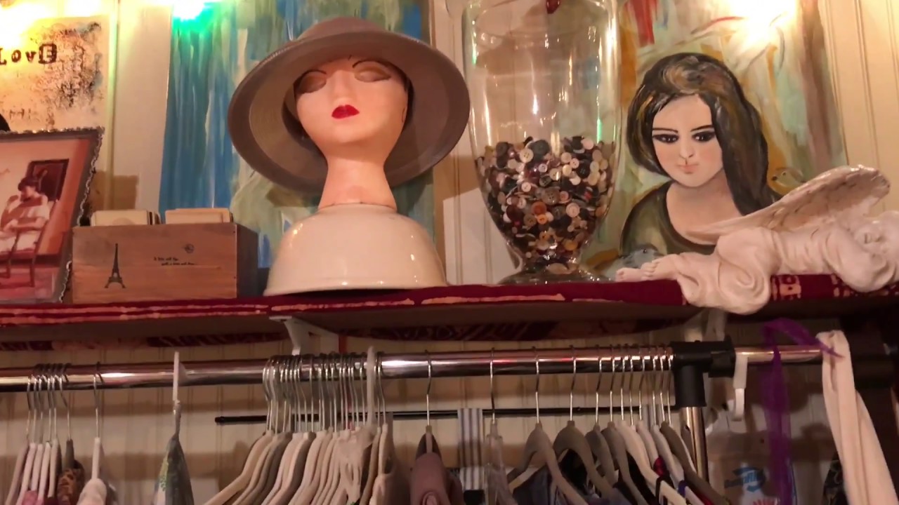 Unboxing my Scrap Exchange thrift store haul and a brief art studio tour.