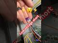 How I fixed a low voltage short. #hvac #electrical #hvactutorial #shorts #troubleshooting