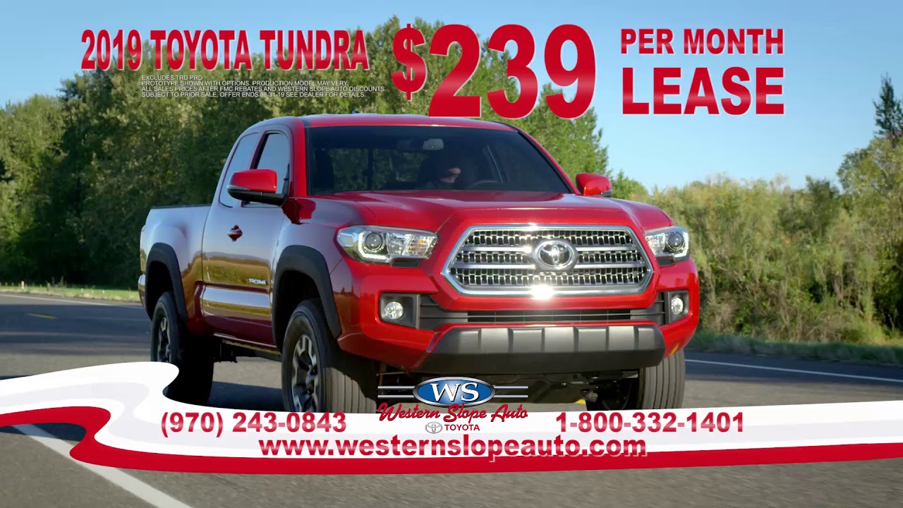 Western Slope Toyota Clearance Time YouTube