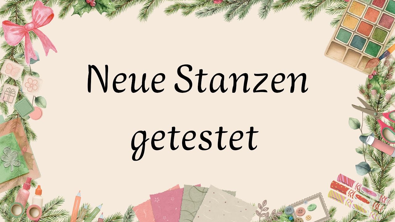 Ich konnte fast nicht aufhören zu basteln... 😍// Neue Stanzen & geniale Ideen 💡// @Stanzenshop-#Haul