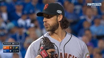 WS2014 Gm1: Bumgarner works out of trouble in the 3rd