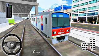 New subway train Vs bullet train🚄–3d driving class 2026–Car Android gameplay video#cargame  screenshot 3