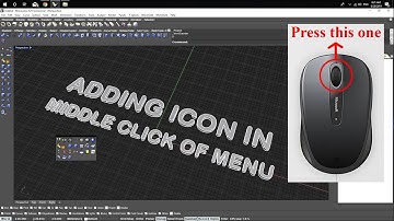 Customize the middle click menu in Rhinoceros 3DM
