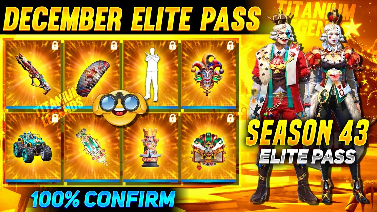 december elite pass free fire 2021 || free fire new december elite pass full review ||