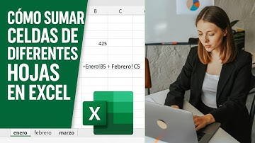 Cómo sumar celdas de diferentes hojas en Excel (Ejemplo paso a paso)