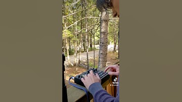 jamming on the porch #elektron #syntakt #dawless #jamming #electronicmusic #nature