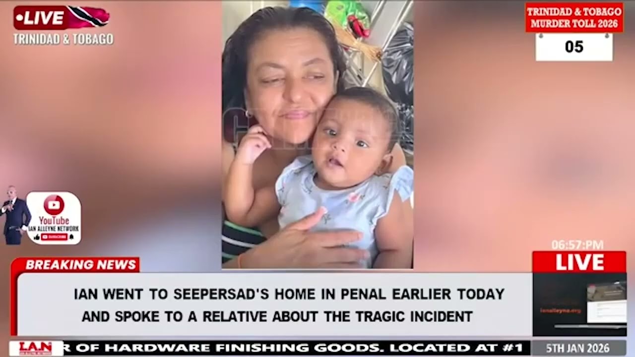 В бассейне дома в Диего-Мартине нашли мертвым 10-месячного ребенка; бабушка скончалась несколько ...