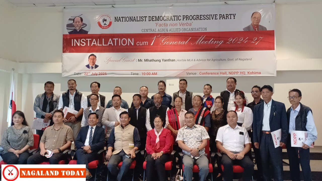 NDPP Central Agri & Allied Organisation Installs New Team | Mhathung Yanthan Emphasizes Agri Reforms