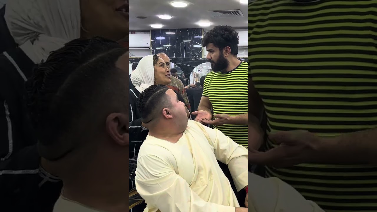 شوفو حصل ايه مع ادهم فواتششششححح كوافير وحيد لاشين 😂