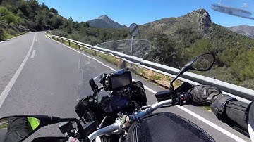 Spanien im Winter mit dem Motorrad Teil 10 Coll de Rates