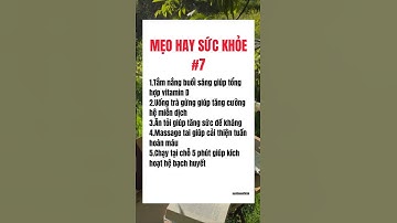#7 MẸO HAY SỨC KHỎE  #meohaychoban #mẹovặttrongcuộcsống #shortvideo