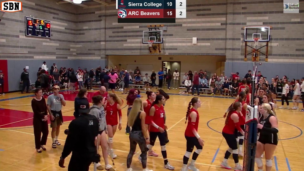 American River College Women's Volleyball vs Sierra College - 11/08/24 ...