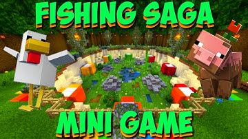 My 16th MINI GAME IN MINECRAFT CALLED "FISHING SAGA"(How to play this game)