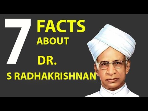 dr radhakrishnan speech