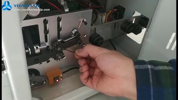 YH-30A Wire Coil Winding and Twisting Tie Machine Operation Video
