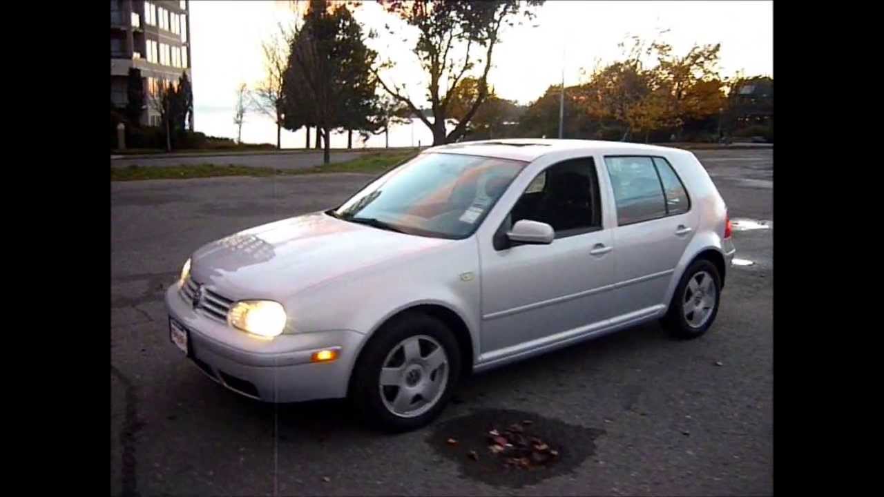 1999 Volkswagen Golf, 5Spd, 4Cyl., Power Windows, Power Sunroof, 1888Kms. $5995, Malibu Motors - YouTube