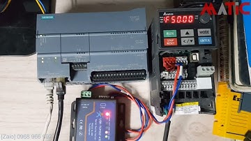 PLC Siemens S7-1200 vs Biến tần Delta MS300 truyền thông Modbus TCP/IP