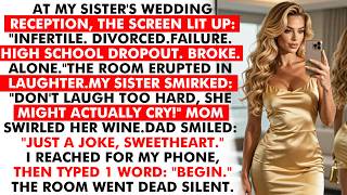 My Parents Called Me The Family Disgrace At My Sister's Wedding — One Text Changed Everything