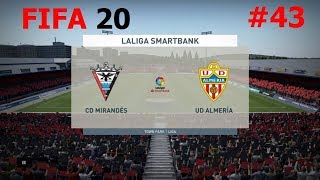 FIFA 20  - Modo Carrera  - Cd Mirandés vs. Ud Almería @ Town Park 