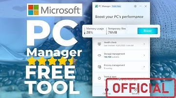 PC MANAGER #BOOSTYOURPC #SHORTS | PC Manager Beta! Official Microsoft Tool Windows 11/10