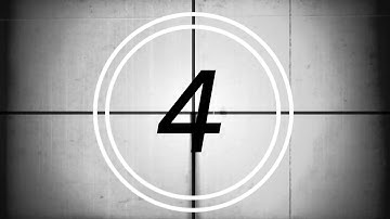 Free 10 Second Countdown Leader   After Effects Project Files Included