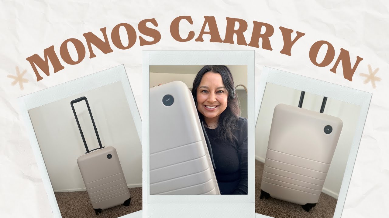 Monos Carry On In Desert Taupe Unboxing, Packing and Review luggage