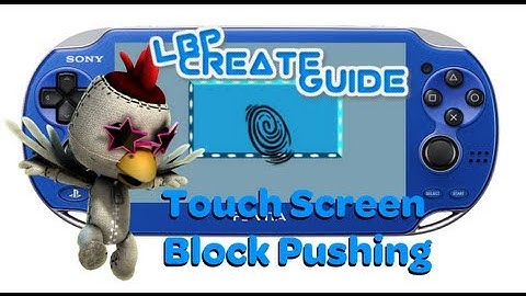 Touch Screen Block Pushing - LittleBigPlanet Vita