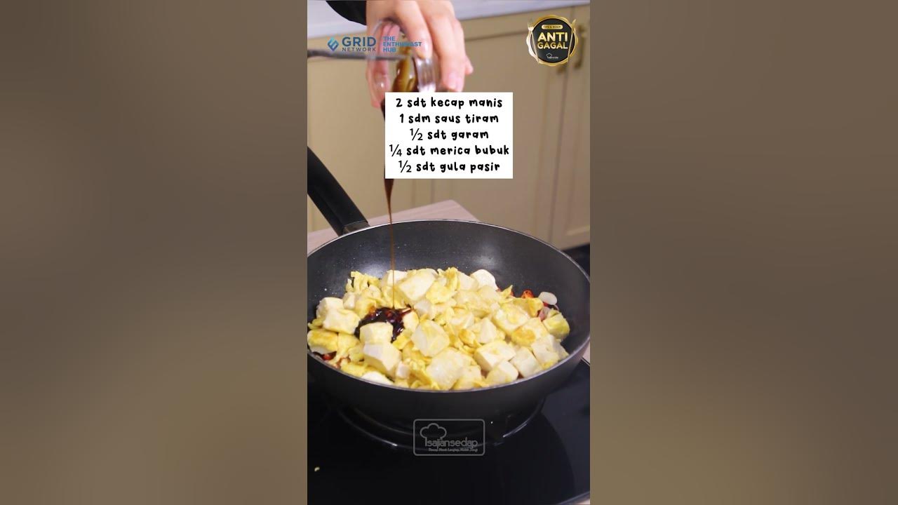 RESEP TAHU TELUR KECAP, MASAK SIMPEL 10 MENIT JADI! #tahutelurkecap