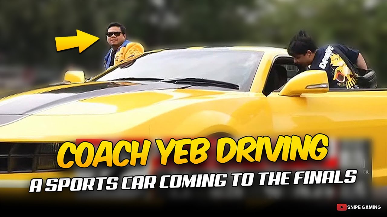 COACH YEB DRIVING a SPORTS CAR COMING in the FINALS . . . 😮 YouTube