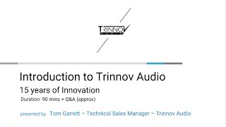 Trinnov Audio. Обзор модельного ряда и планы до конца года