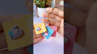 Cute Notebook Keychain Idea #Shorts #Art #Diy #Youtubeshorts