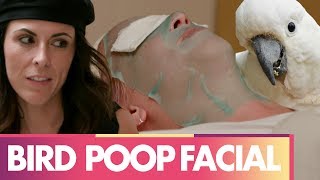 Trying the Bird POOP Facial?!? (Beauty Trippin)