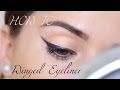 Стрелки-это просто!  WINGED EYELINER