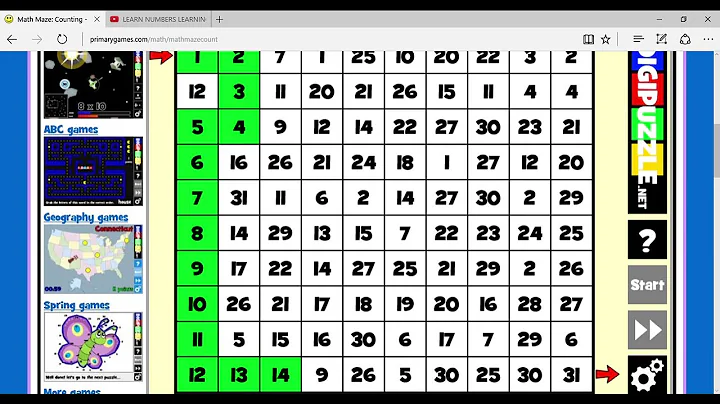 MATH MAZE COUNTING FREE EDUCATIONAL GAME FOR KIDS